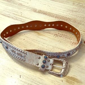 Leather Studded Belt